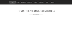 Desktop Screenshot of hovringenhotell.no