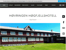 Tablet Screenshot of hovringenhotell.no